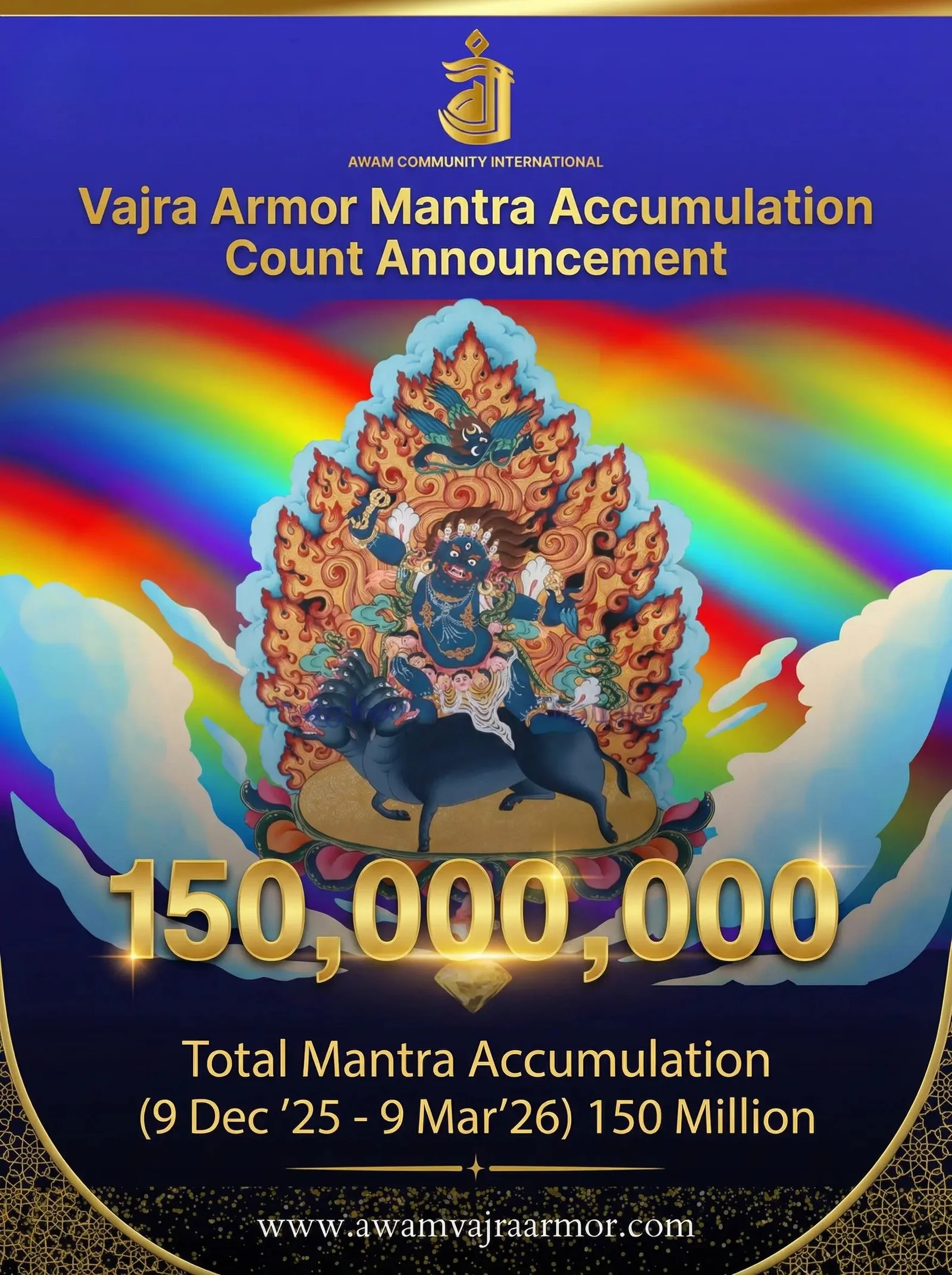 Vajra Armor Mantra Count Accumulation 2026