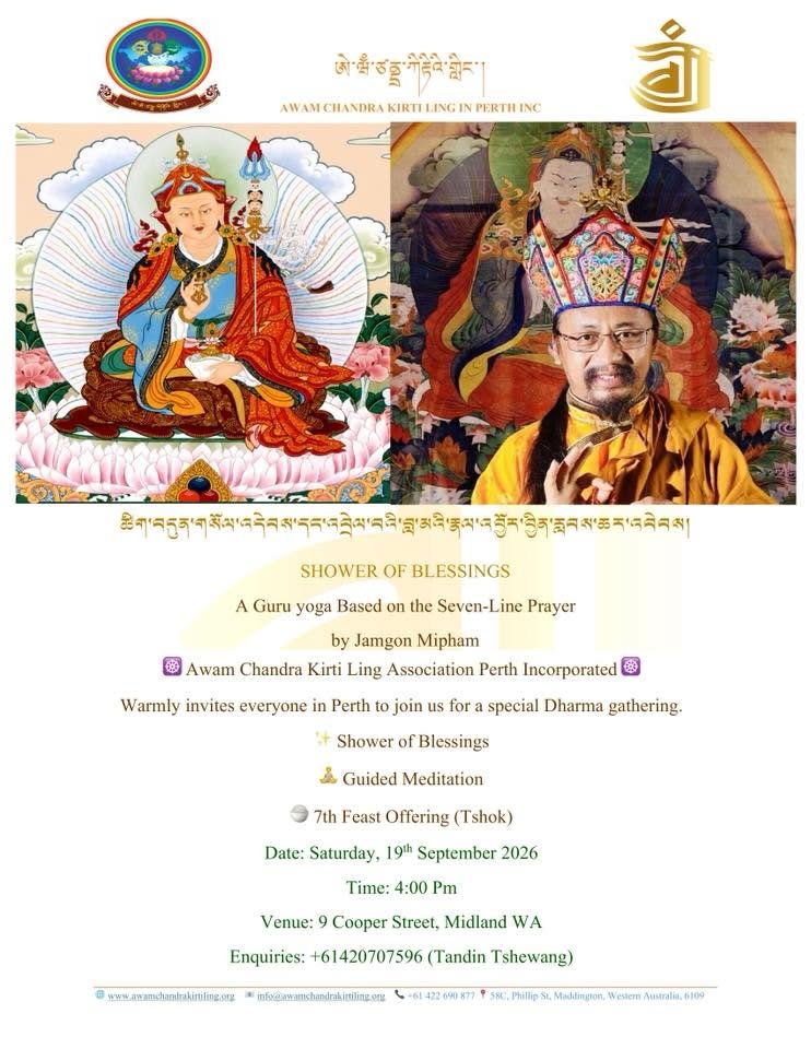 Special Dharma Gathering in Perth